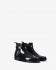 Hunter Dames Refined Quilt Chelsea Boot Glossy Black 