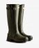 Hunter Dames Balmoral Boot Side Adjustable Hoog Dark Olive 